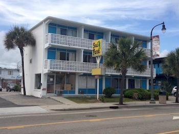 Sea Park Motel Myrtle Beach Bagian luar foto